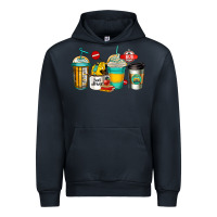 Navy school bus driver coffee cups Urban Hoodie - Jasminsmagicworld