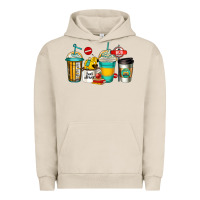 Pigment French Oak school bus driver coffee cups Urban Hoodie - Jasminsmagicworld