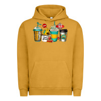 Pigment Peanut Butter school bus driver coffee cups Urban Hoodie - Jasminsmagicworld