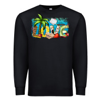 Black love summer teacher Premium Sweatshirt - Zillion Design Studio