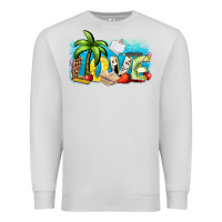 Dove Grey love summer teacher Premium Sweatshirt - Zillion Design Studio