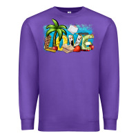 Purple love summer teacher Premium Sweatshirt - Zillion Design Studio