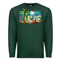 Sports Green love summer teacher Premium Sweatshirt - Zillion Design Studio