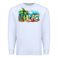 White love summer teacher Premium Sweatshirt - Zillion Design Studio