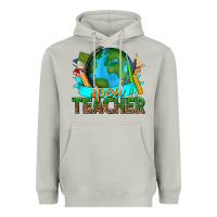 Moon Dust sped teacher with earth globe Heavyweight Hoodie - texasbilliewilder