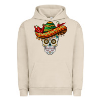 Pigment French Oak cinco de mayo sombrero skull Urban Hoodie - BarkalooDesign