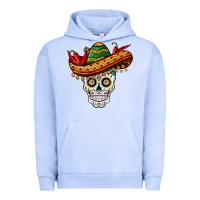 Pigment Grape Ice cinco de mayo sombrero skull Urban Hoodie - BarkalooDesign