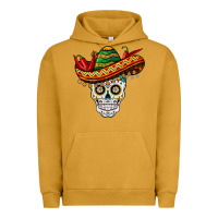 Pigment Peanut Butter cinco de mayo sombrero skull Urban Hoodie - BarkalooDesign