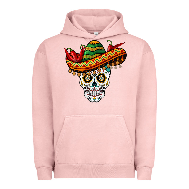 Cinco De Mayo Sombrero Skull Urban Hoodie by BarkalooDesign | Teevron