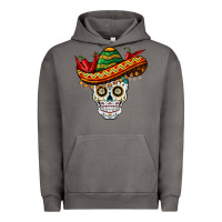Pigment Tornado cinco de mayo sombrero skull Urban Hoodie - BarkalooDesign