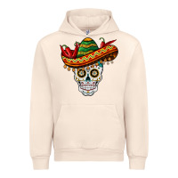 Sandshell cinco de mayo sombrero skull Urban Hoodie - BarkalooDesign