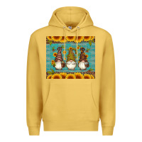 Antique Gold coffee gnomes Premium Hoodie - Artiststas