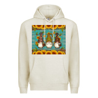 Oatmeal Heather coffee gnomes Premium Hoodie - Artiststas