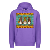 Purple coffee gnomes Premium Hoodie - Artiststas