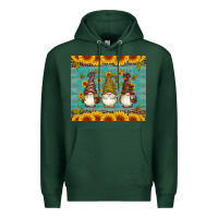 Sports Green coffee gnomes Premium Hoodie - Artiststas