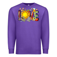 Purple love summer nurse Premium Sweatshirt - Zillion Design Studio