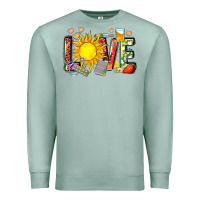 Seafoam love summer nurse Premium Sweatshirt - Zillion Design Studio