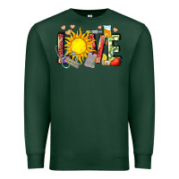 Sports Green love summer nurse Premium Sweatshirt - Zillion Design Studio
