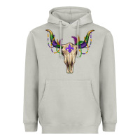 Moon Dust mardi gras bullskull Heavyweight Hoodie - RanaPortraitStore