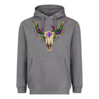 Storm mardi gras bullskull Heavyweight Hoodie - RanaPortraitStore
