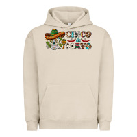 Pigment French Oak cinco de mayo skull Urban Hoodie - BarkalooDesign