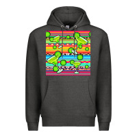 Margarita Serape Seamless Pattern Premium Hoodie | Teevron