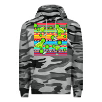 Slate Camo margarita serape seamless pattern Premium Hoodie - BundleAndBundleShop