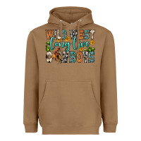 Toasted Coconut wild west long live cowboys Heavyweight Hoodie - Zillion Design Studio