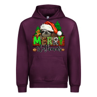 Mauve Wine merry slothmas Urban Hoodie - Jasminsmagicworld