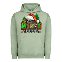Pigment Oil Green merry slothmas Urban Hoodie - Jasminsmagicworld