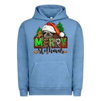 Pigment Pebble Blue merry slothmas Urban Hoodie - Jasminsmagicworld