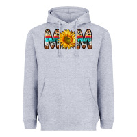 Heather Grey mom sunflower Heavyweight Hoodie - Zillion Design Studio