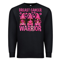 Black Breast Cancer Warrior Afro Gnomes Premium Sweatshirt - texasbilliewilder