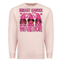 Breast Cancer Warrior Afro Gnomes Premium Sweatshirt | Teevron