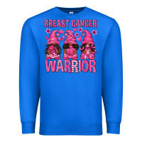 True Royal Breast Cancer Warrior Afro Gnomes Premium Sweatshirt - texasbilliewilder