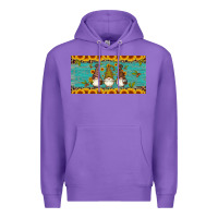 Purple coffee gnomes Premium Hoodie - Artiststas