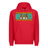 Red coffee gnomes Premium Hoodie - Artiststas