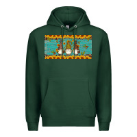 Sports Green coffee gnomes Premium Hoodie - Artiststas
