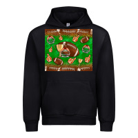 Black football leopard Urban Hoodie - NancyCooperArtShop