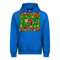 Cobalt football leopard Urban Hoodie - NancyCooperArtShop