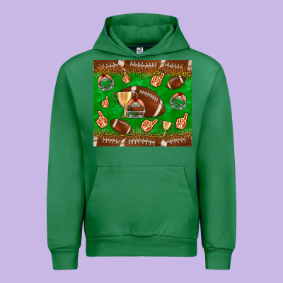 Football Leopard Urban Hoodie Designed By Nancycooperartshop