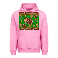 Fuchsia Pink football leopard Urban Hoodie - NancyCooperArtShop
