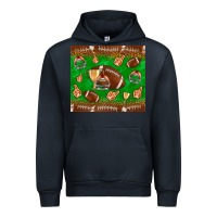 Navy football leopard Urban Hoodie - NancyCooperArtShop