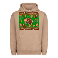 Pigment Burro football leopard Urban Hoodie - NancyCooperArtShop