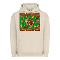 Pigment French Oak football leopard Urban Hoodie - NancyCooperArtShop