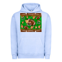 Pigment Grape Ice football leopard Urban Hoodie - NancyCooperArtShop