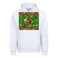 White football leopard Urban Hoodie - NancyCooperArtShop