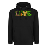 Black st patricks day gnomes shamrock horseshoes love Heavyweight Hoodie - RanaPortraitStore