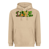Mushroom st patricks day gnomes shamrock horseshoes love Heavyweight Hoodie - RanaPortraitStore