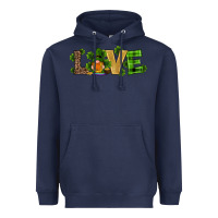 Navy st patricks day gnomes shamrock horseshoes love Heavyweight Hoodie - RanaPortraitStore